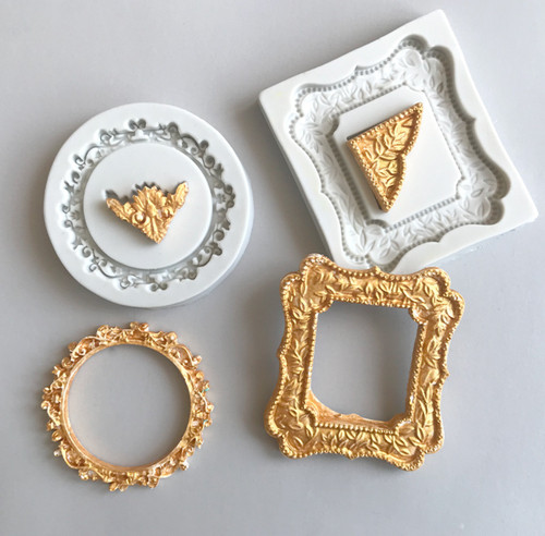 Vintage picture frame silicone - picture,