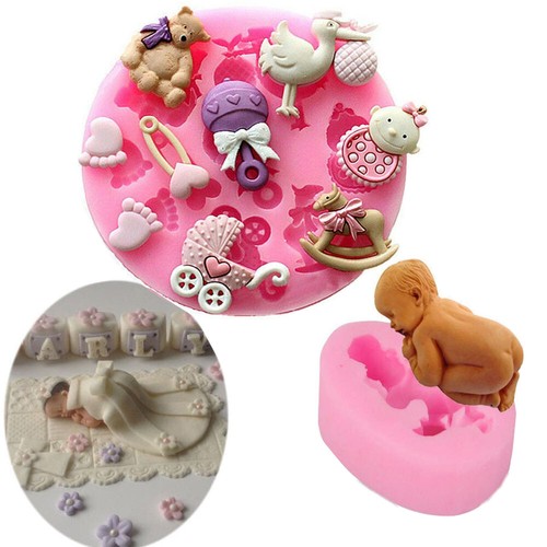 4pcs silicone cake mold - mold, 3d