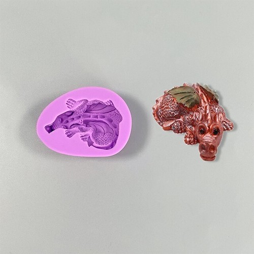 Crouching dragon mould - dragon,