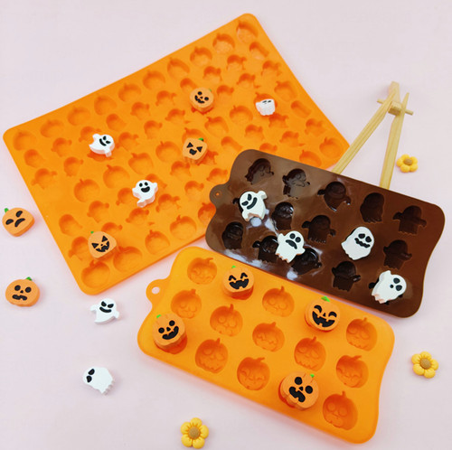 Halloween silicone chocolate - halloween,