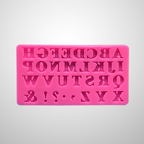 Rosy silicone letter molds - rosy,