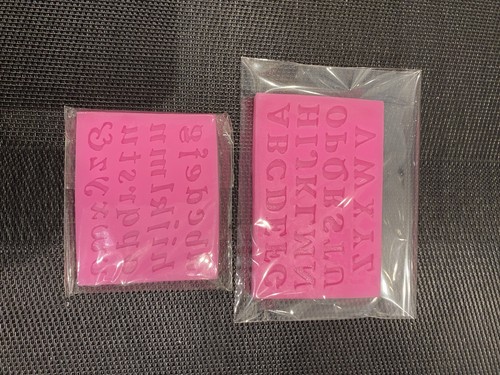Alphabet silicon fondant - alphabet,