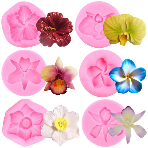Flower fondant moulds silicone - fondant,