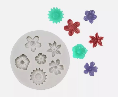 Flowers silicone fondant - flowers,