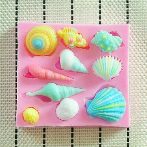 Sea shells conch silicone - conch,