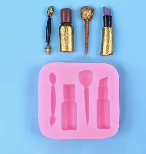 Make silicone icing mold - up,