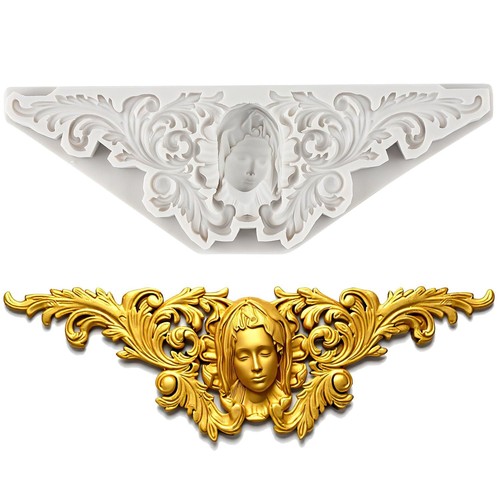 Baroque fondant mould scroll - mould,