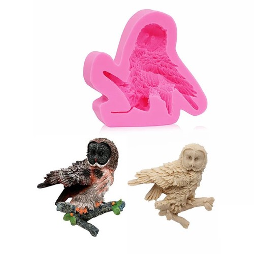 Owl silicone mould for sugar - owl,