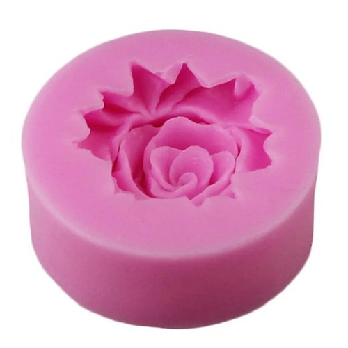 Rose flower silicone - 3d,