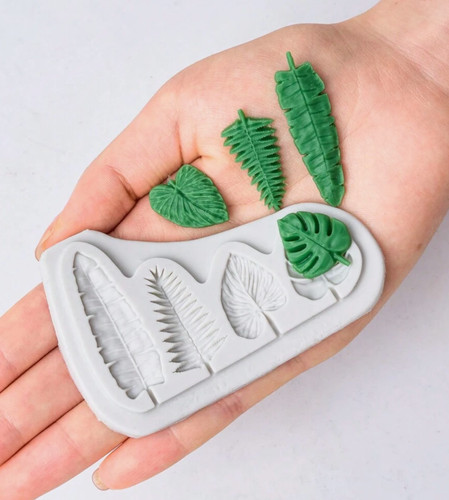 Leaves leaf silicone fondant - leaf,