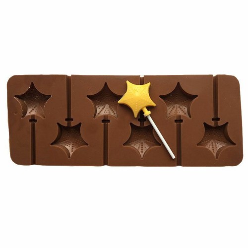 Star lollipop mould - star,
