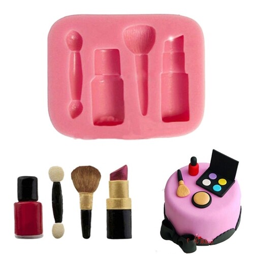 Silicone makeup mould fondant - silicone,