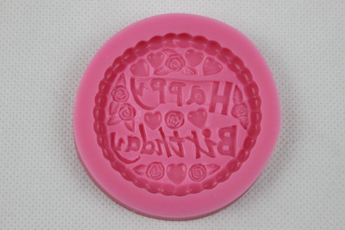Silicone happy birthday - birthday, mould