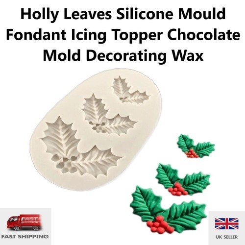 Holly leaves silicone mould - holly,