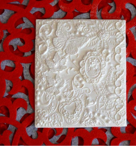 Flower lace silicone - flower, fondant