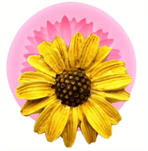 Sunflower silicone icing mould - sunflower,