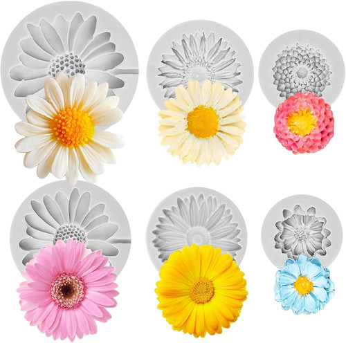 Silicone flower moulds - silicone,