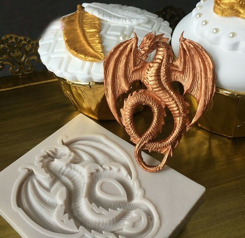 Dragon silicone fondant - 3d,