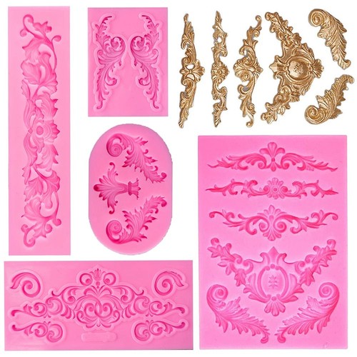 5pcs vintage baroque - 5pcs, relief
