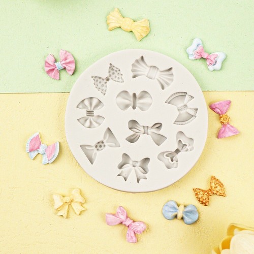 Bow knot silicone mould - silicone,