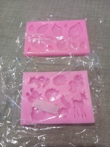 Silicone fondant moulds 2 - moulds, x