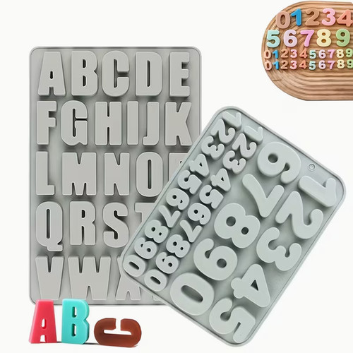 Silicone alphabet letter - letter, or