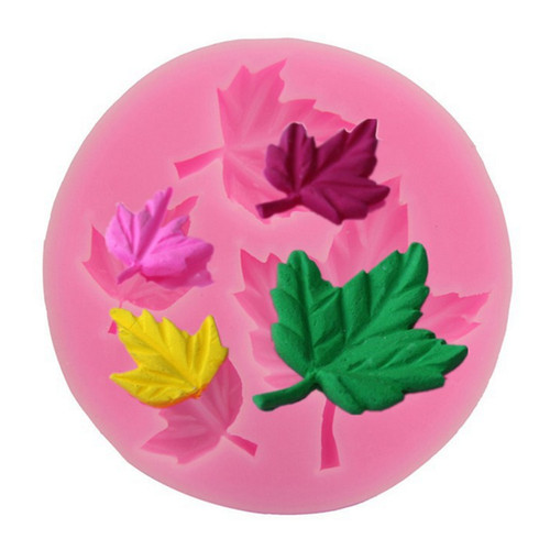 Silicone maple leaf mould cake - mould,