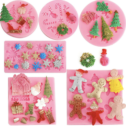 100 christmas silicone - christmas,
