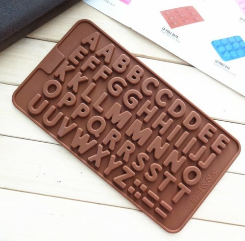 Alphabet chocolate cake mould - alphabet,