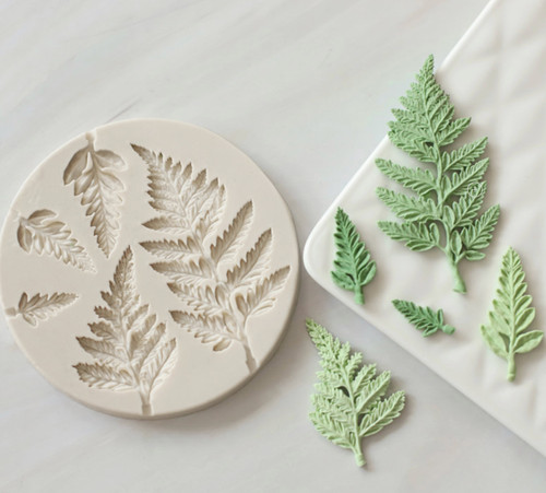 Plant leaf silicone fondant - silicone,