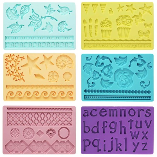 Lace shapes and borders - and,