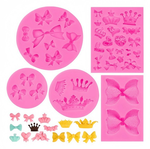 Bowknot bow crown silicone - bowknot,