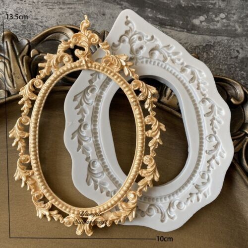 Ornate oval photo frame - photo,