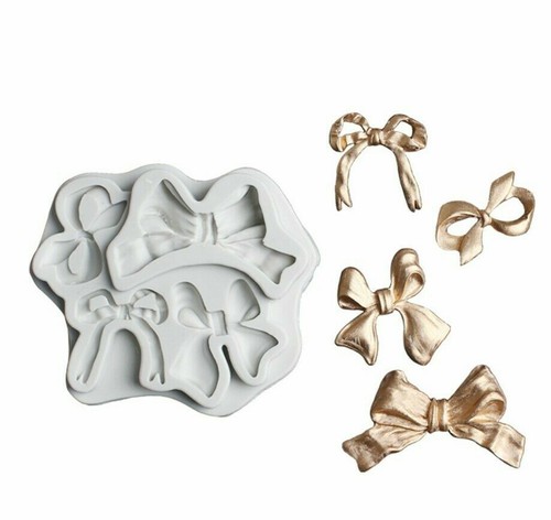 Bows silicone mould - 4, fondant