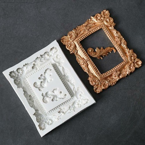 Mirror frame scroll vintage - frame,
