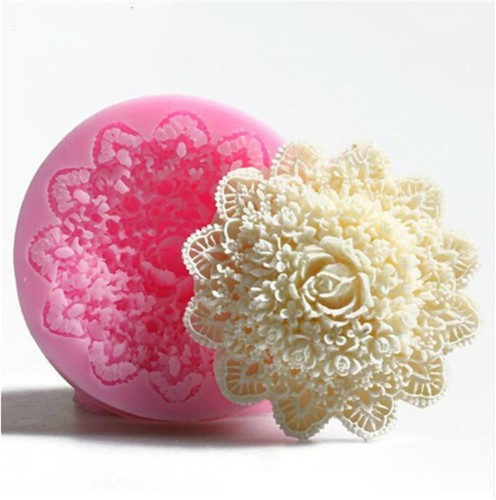 Silicone lace flower rose - lace,