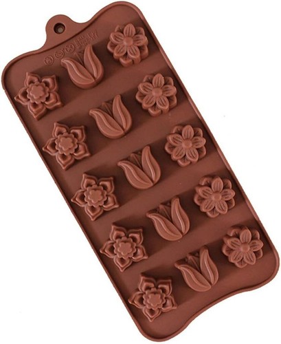 Rose tulip flowers silicone - 15,