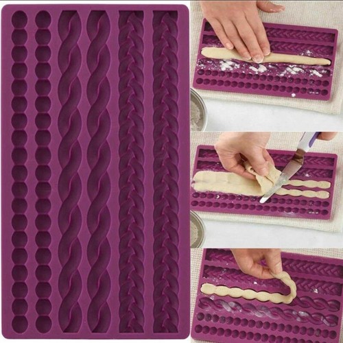 Rope braid relief - rope, border