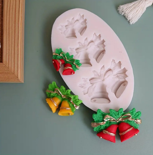 Christmas bell silicone - christmas,