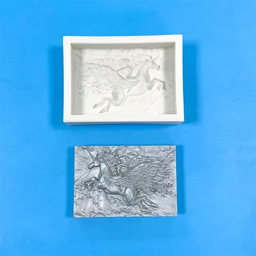 Unicorn soap mould flying - soap,