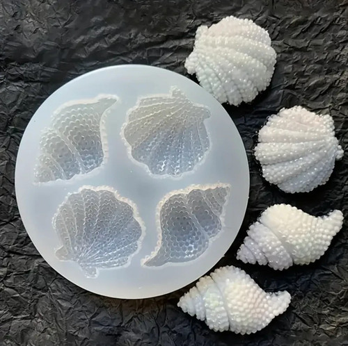 Sea shell silicone icing - sea,