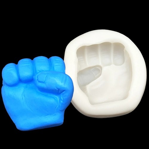 Fist silicone mould fondant - fist,