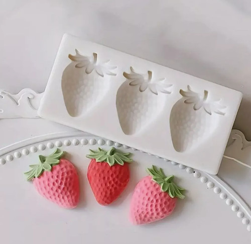 Strawberry silicone icing - strawberry,