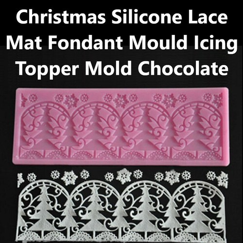 Christmas silicone lace mat - lace,